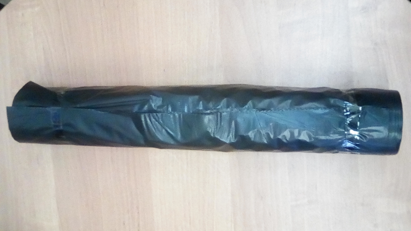 Мусорные мешки ПВД в рулонах (цвет: черный, объем: 360 л)