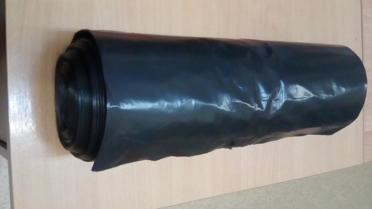 Мусорные мешки ПВД в рулонах (цвет: черный, объем: 240 л)