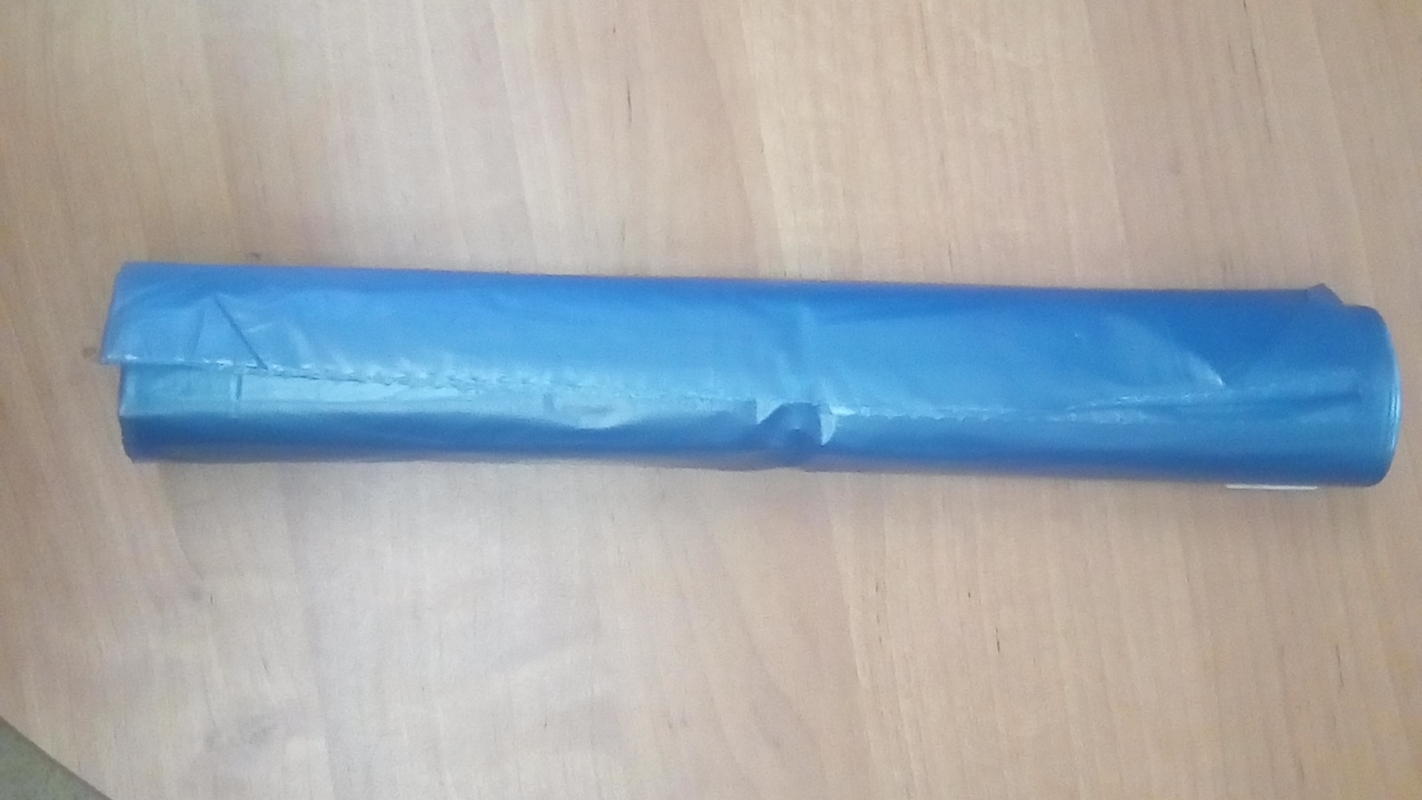 Мусорные мешки ПВД в рулонах (цвет: синий, объем: 240 л)