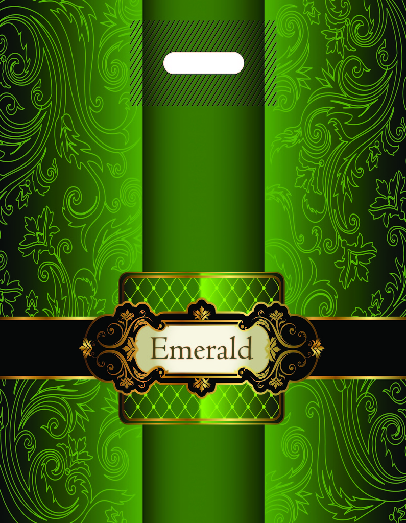Пакет ПВД ламинат 38/45+3 с рис «Emerald»